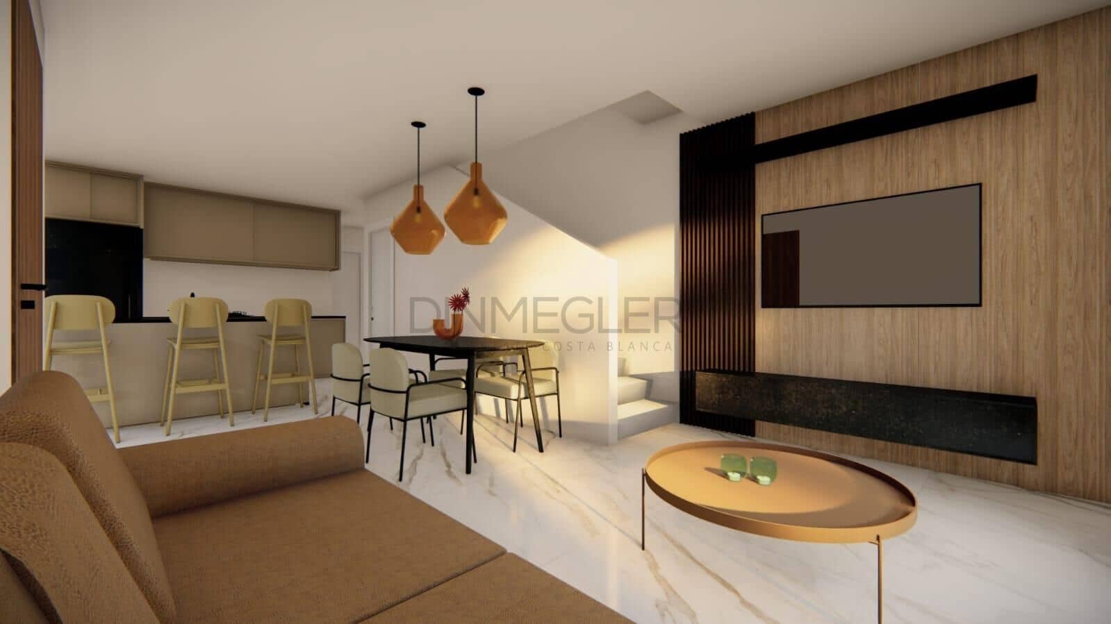 2 chambre Villa/Maison Semi-Mitoyenne à vendre à Daya Nueva avec piscine - 320 000 € (Ref: 9561736)