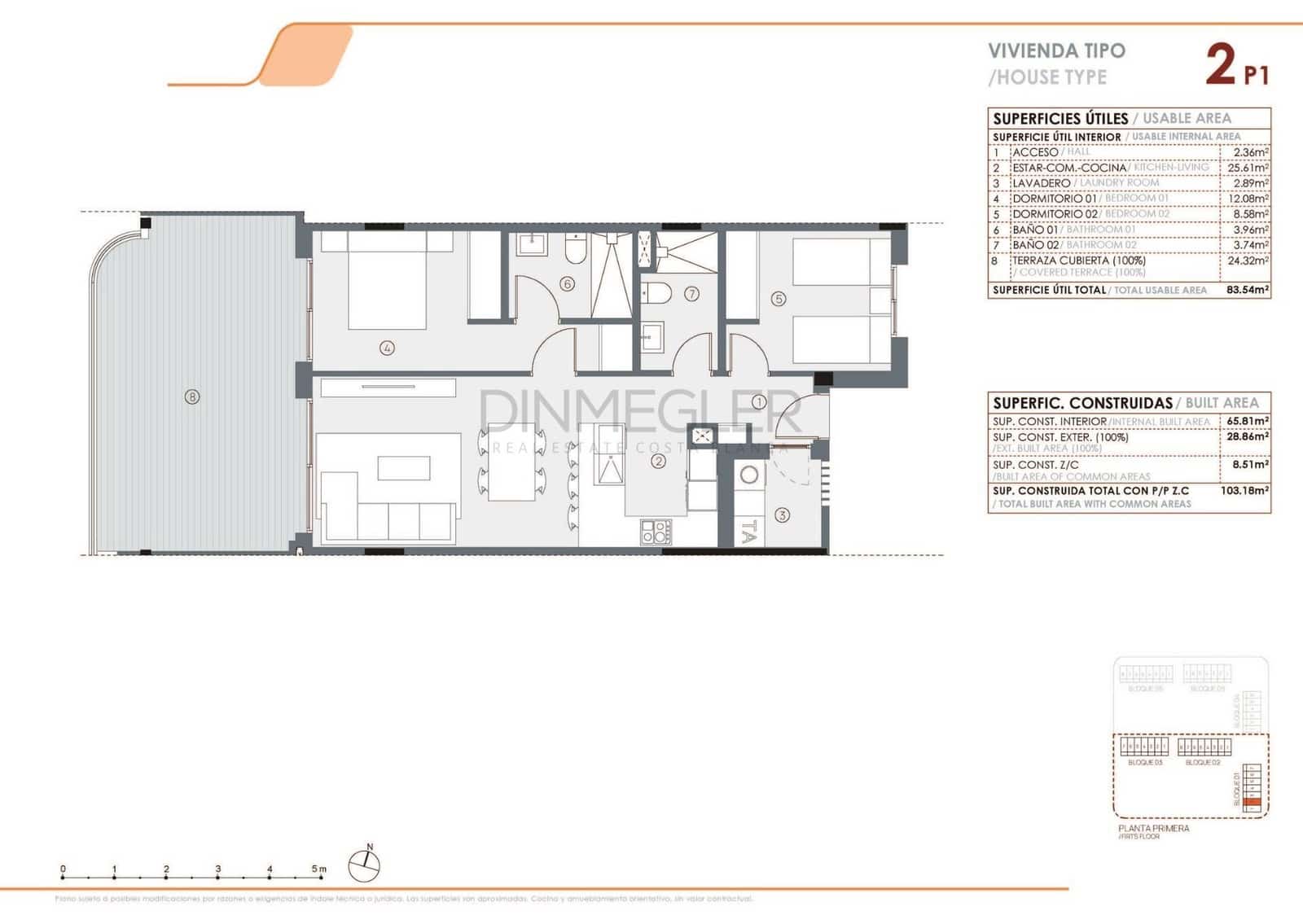 2 Zimmer Apartment zu verkaufen in La Siesta mit Pool - 280.000 € (Ref: 9565124)