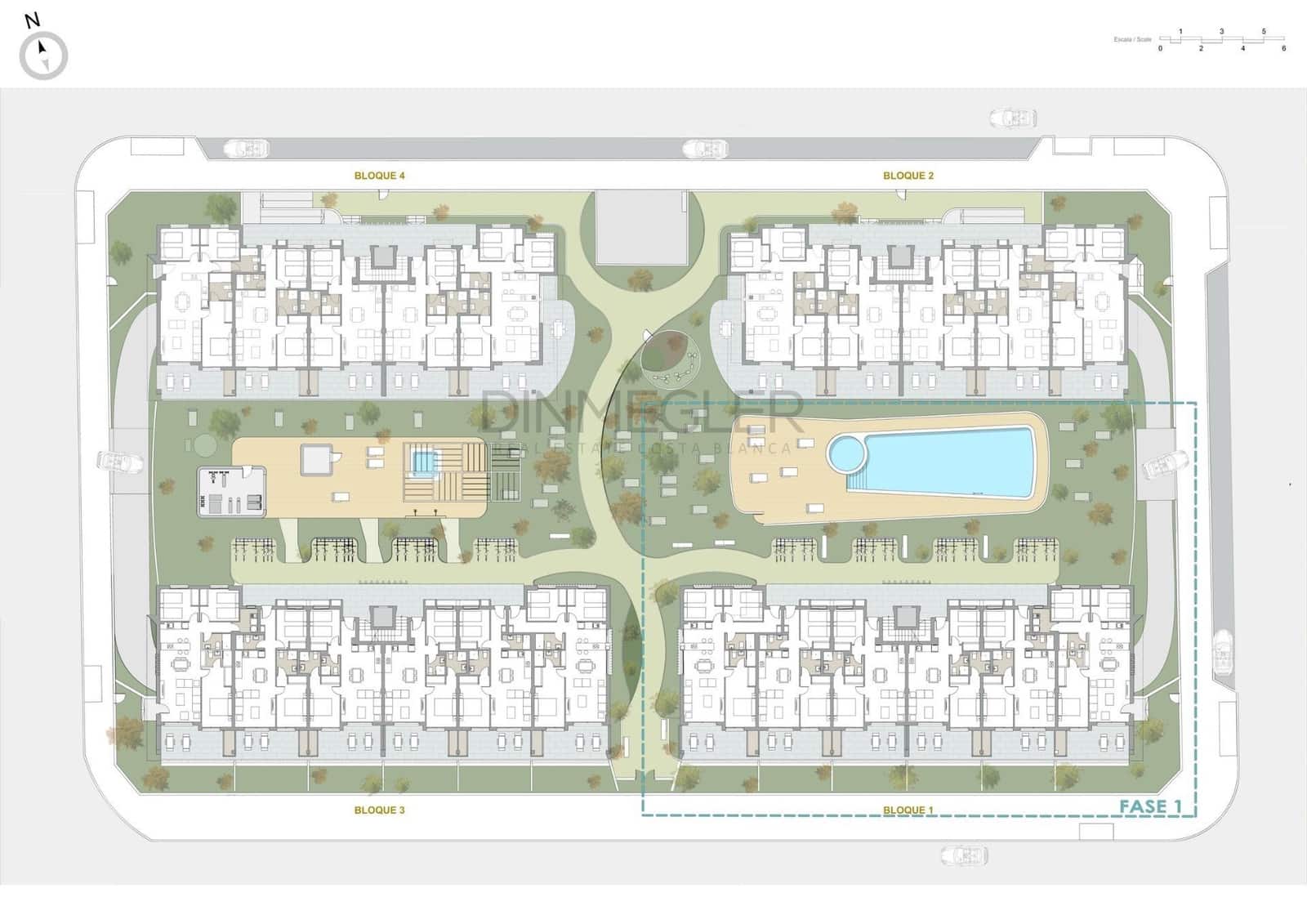 3 sypialnia Apartament na sprzedaż w Pilar de la Horadada z basenem - 319 000 € (Ref: 9565141)