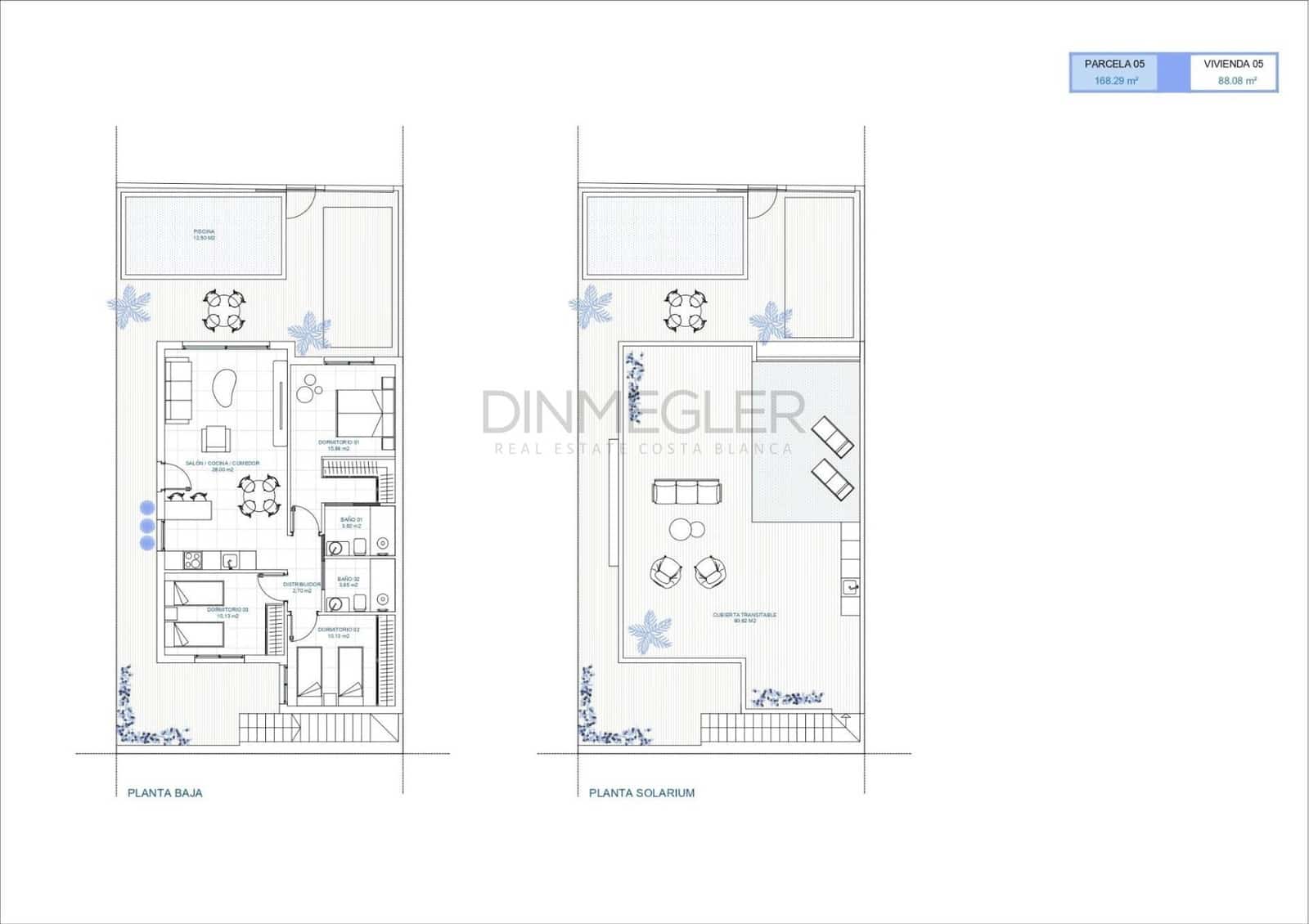 3 chambre Villa/Maison à vendre à Torre-Pacheco avec piscine - 259 900 € (Ref: 9571124)