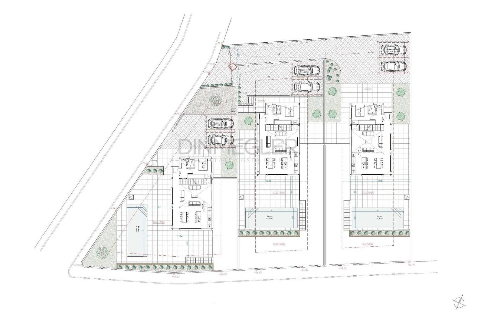 3 makuuhuone Huvila myytävänä paikassa Ciudad Quesada mukana uima-altaan 
autotalli - 1 050 000 € (Ref: 9582898)