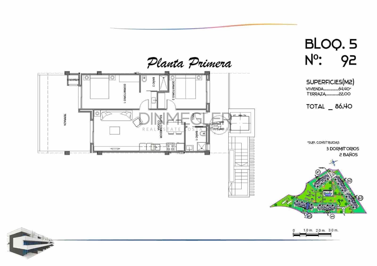 2 chambre Appartement à vendre à El Raso avec piscine - 222 000 € (Ref: 9582902)