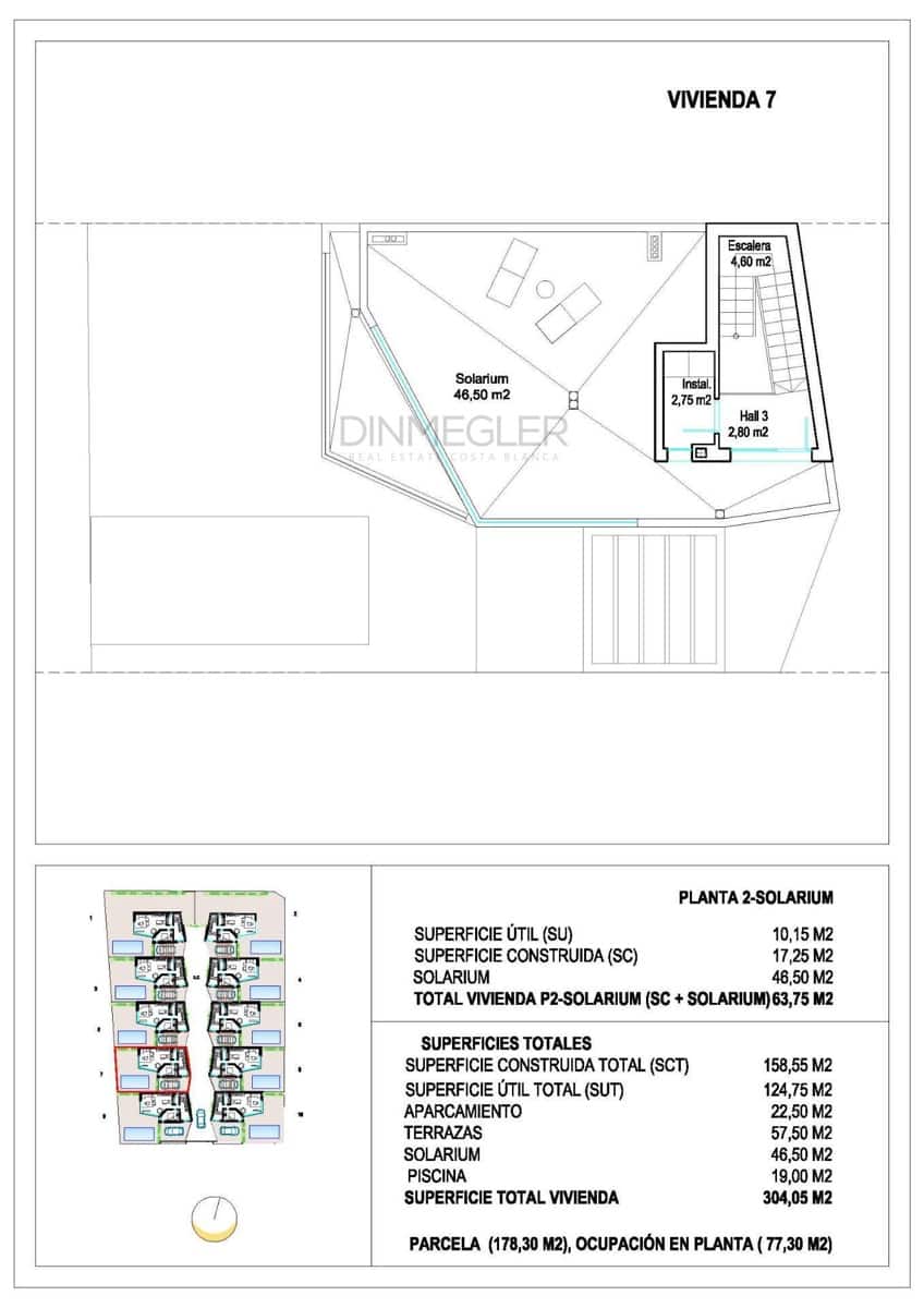 3 makuuhuone Huvila myytävänä paikassa Los Altos mukana uima-altaan - 509 000 € (Ref: 9586395)