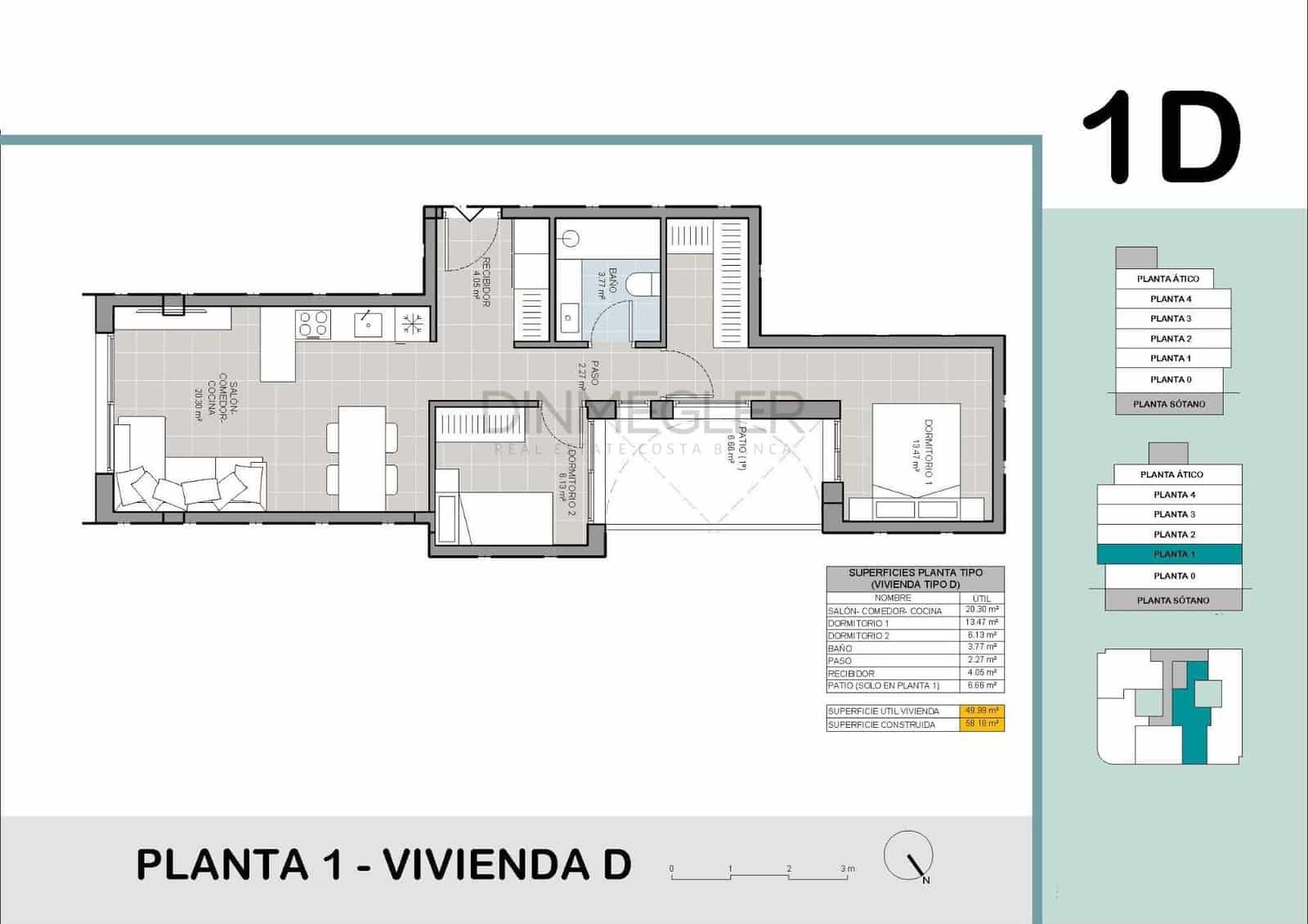 2 chambre Appartement à vendre à Torrevieja avec piscine garage - 225 000 € (Ref: 9586396)