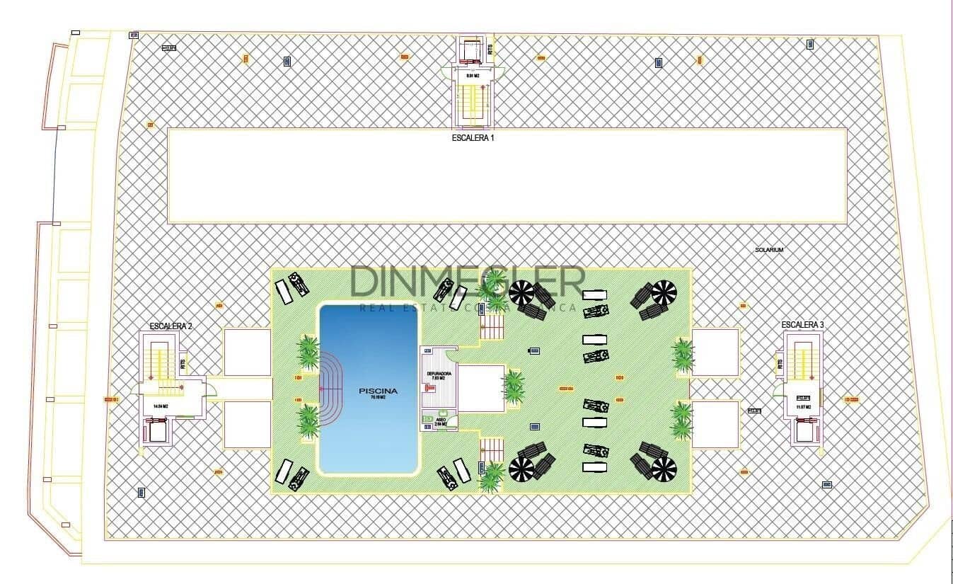 2 chambre Penthouse à vendre à San Miguel de Salinas avec piscine - 155 000 € (Ref: 9586409)