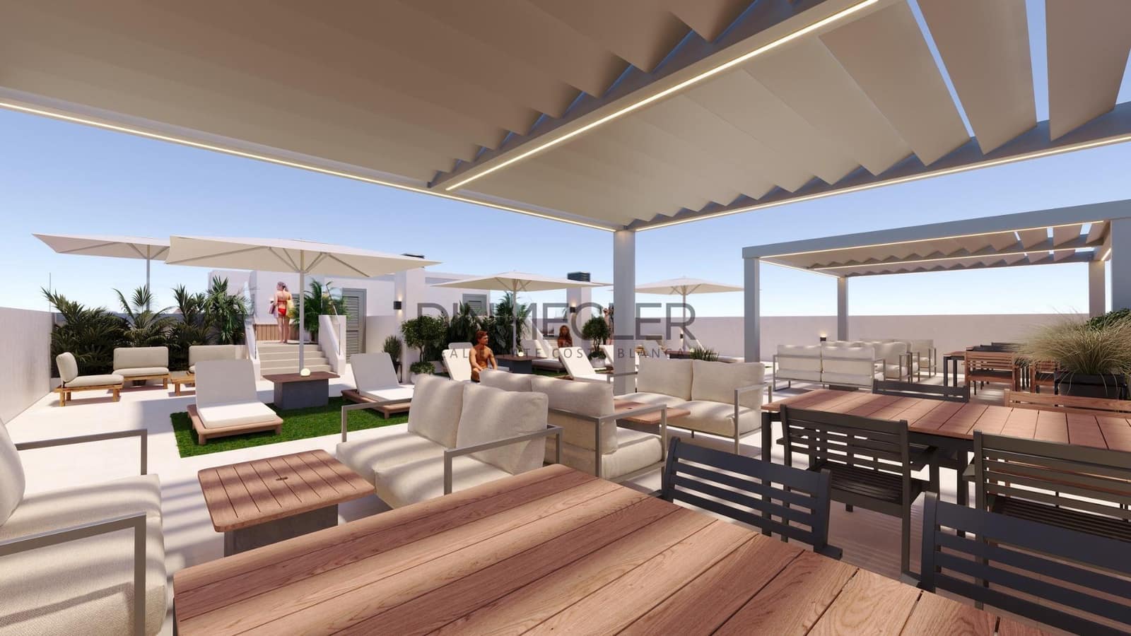 2 chambre Penthouse à vendre à San Miguel de Salinas avec piscine - 155 000 € (Ref: 9586409)