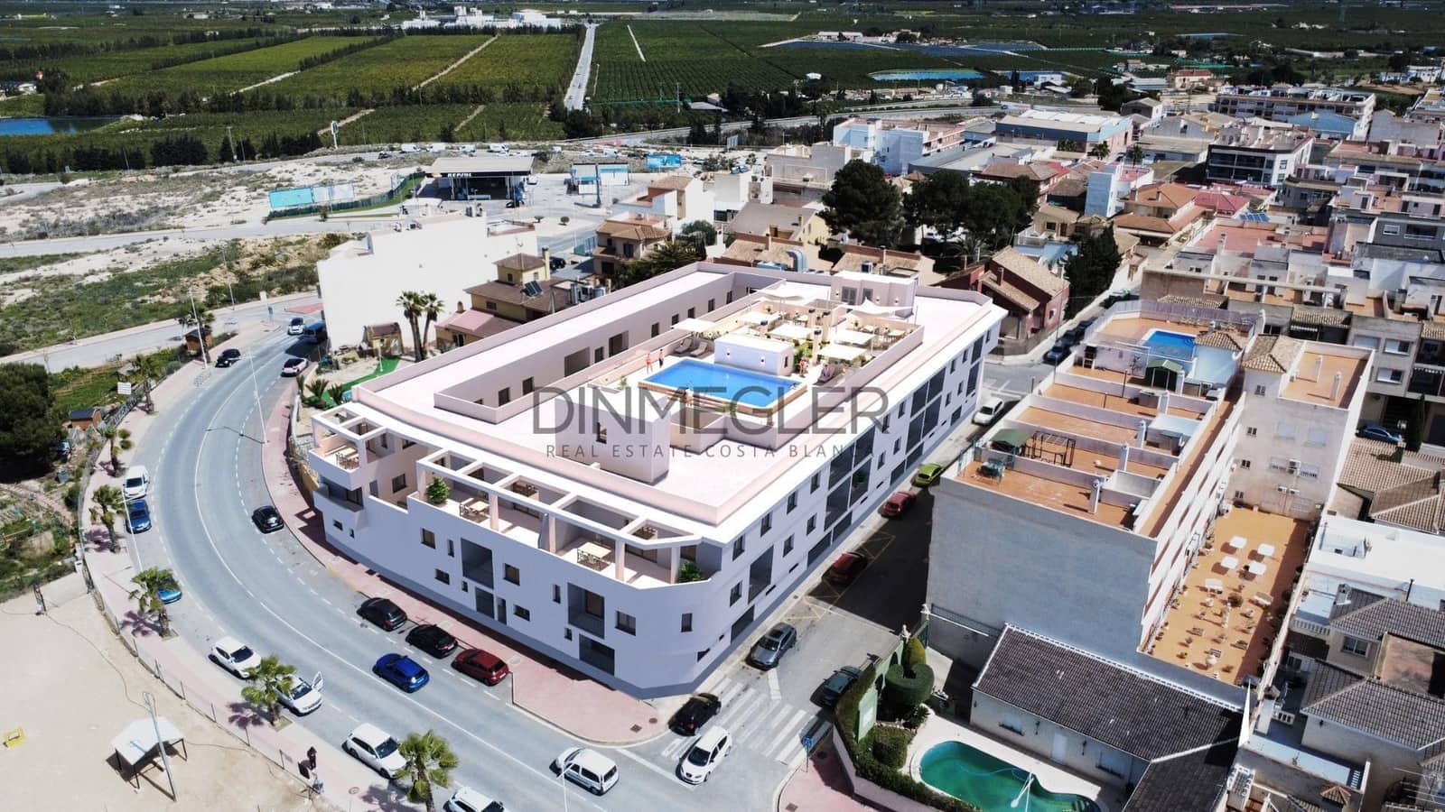 2 chambre Penthouse à vendre à San Miguel de Salinas avec piscine - 155 000 € (Ref: 9586409)