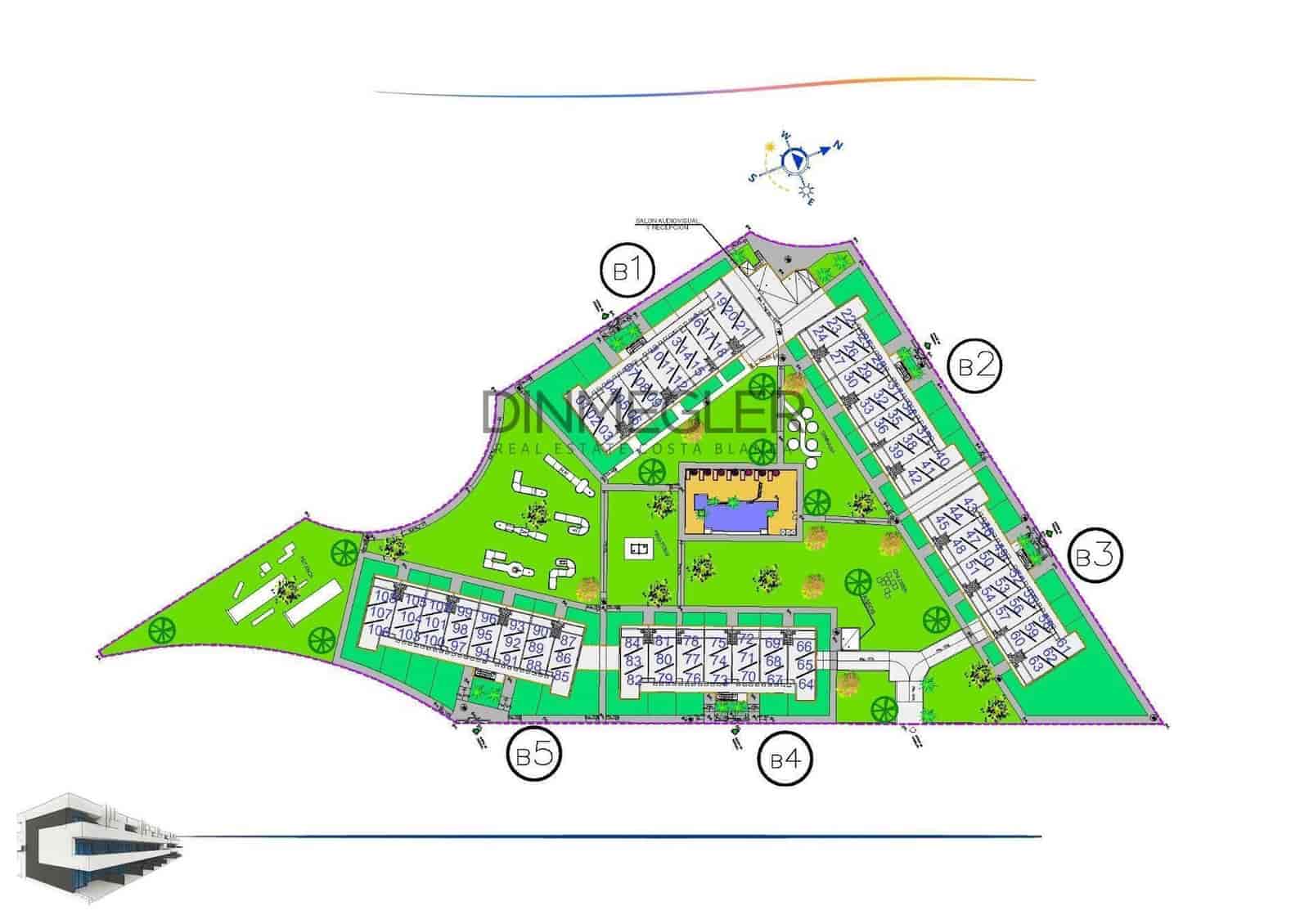 3 sovrum Takvåning till salu i El Raso med pool - 251 000 € (Ref: 9596074)