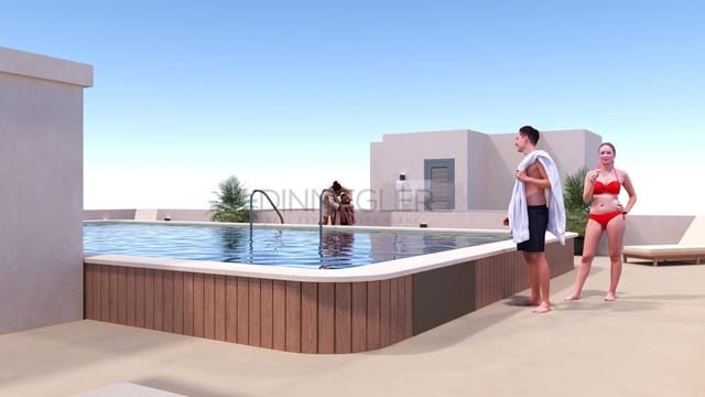 3 makuuhuone Huoneisto myytävänä paikassa San Miguel de Salinas mukana uima-altaan - 190 000 € (Ref: 9596076)