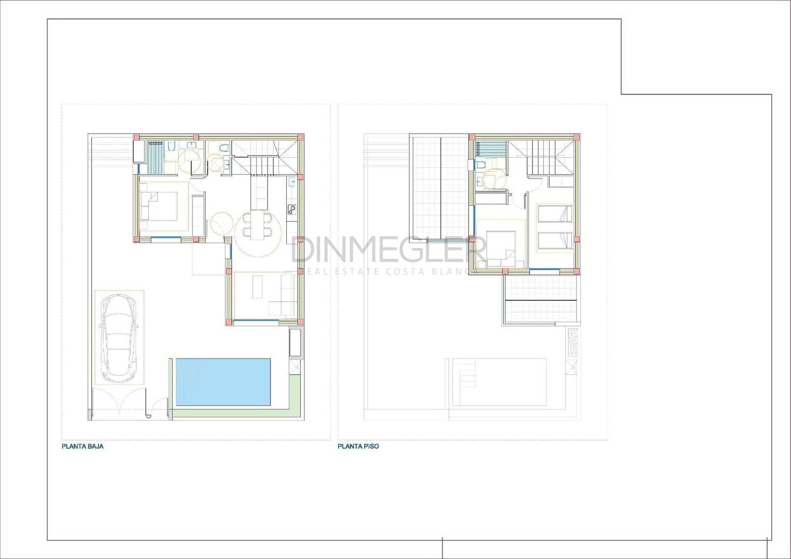 3 soverom Villa til salgs i San Fulgencio med svømmebasseng - € 365 000 (Ref: 9611481)