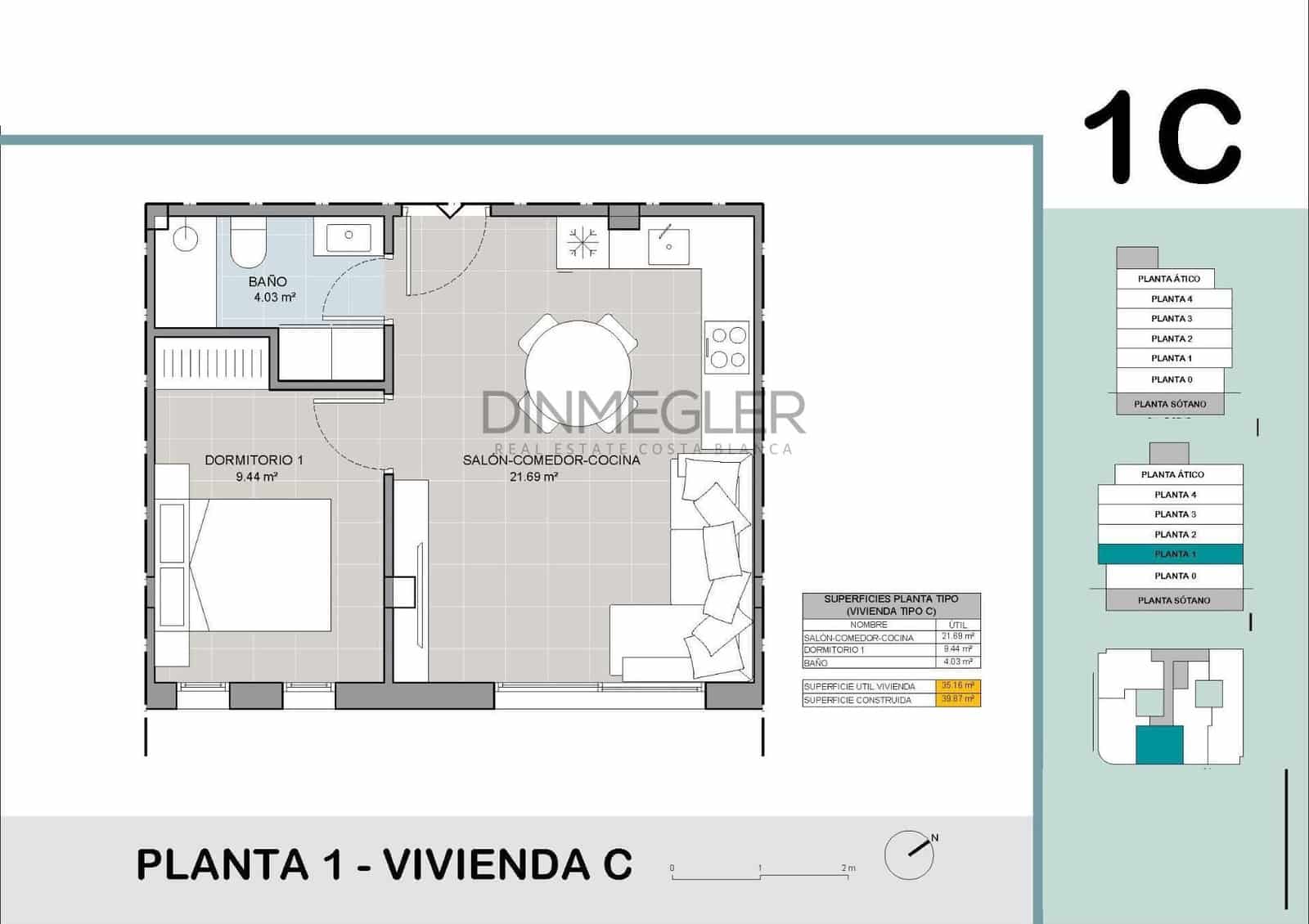 1 bedroom Apartment for sale in Torrevieja with pool garage - € 175,000 (Ref: 9611482)