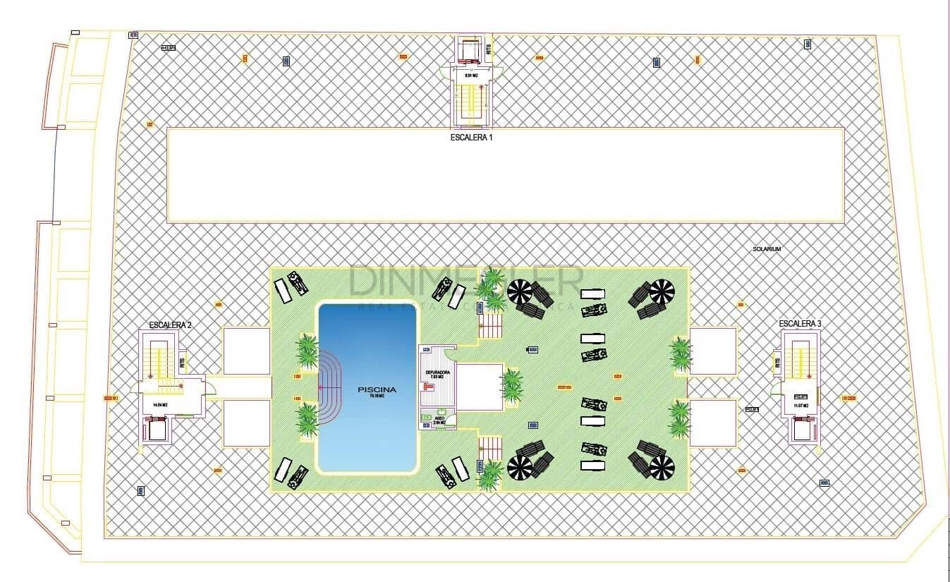 1 makuuhuone Kattohuoneisto myytävänä paikassa San Miguel de Salinas mukana uima-altaan - 135 000 € (Ref: 9611486)