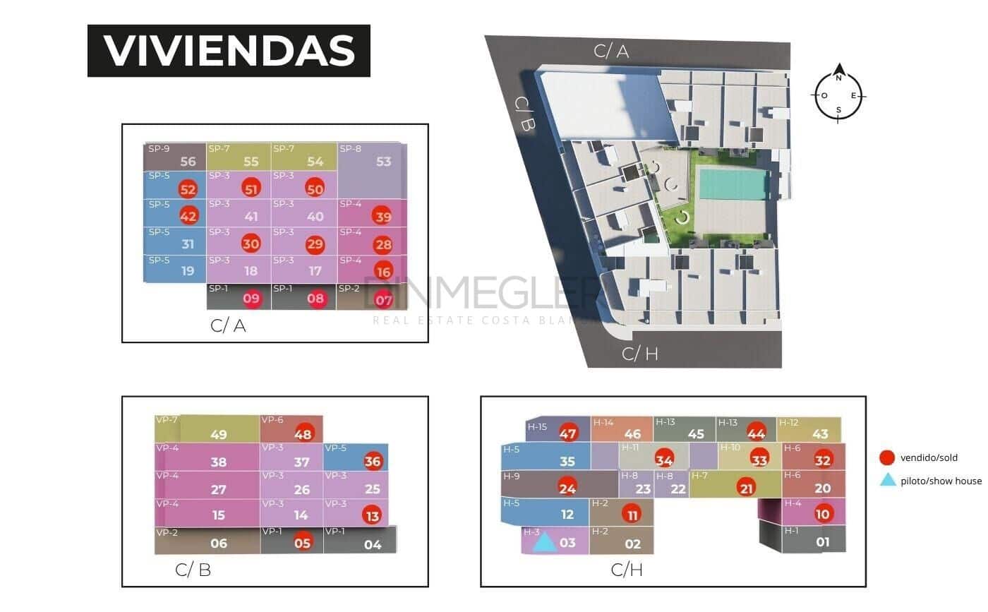 3 sovrum Takvåning till salu i Torrevieja med pool garage - 460 000 € (Ref: 9804258)