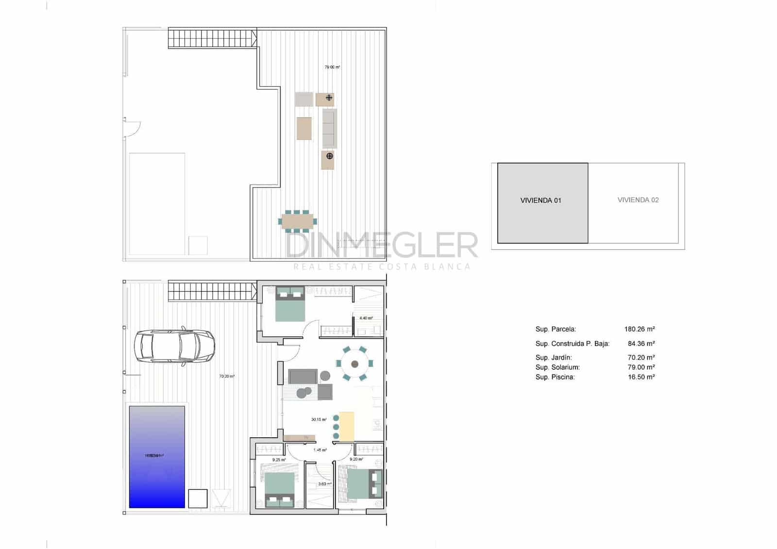 3 camera da letto Villa in vendita in Torre-Pacheco con piscina - 279.900 € (Rif: 9825212)
