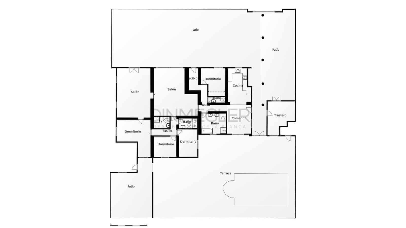 4 chambre Villa/Maison à vendre à Torrevieja avec piscine - 549 000 € (Ref: 9843353)