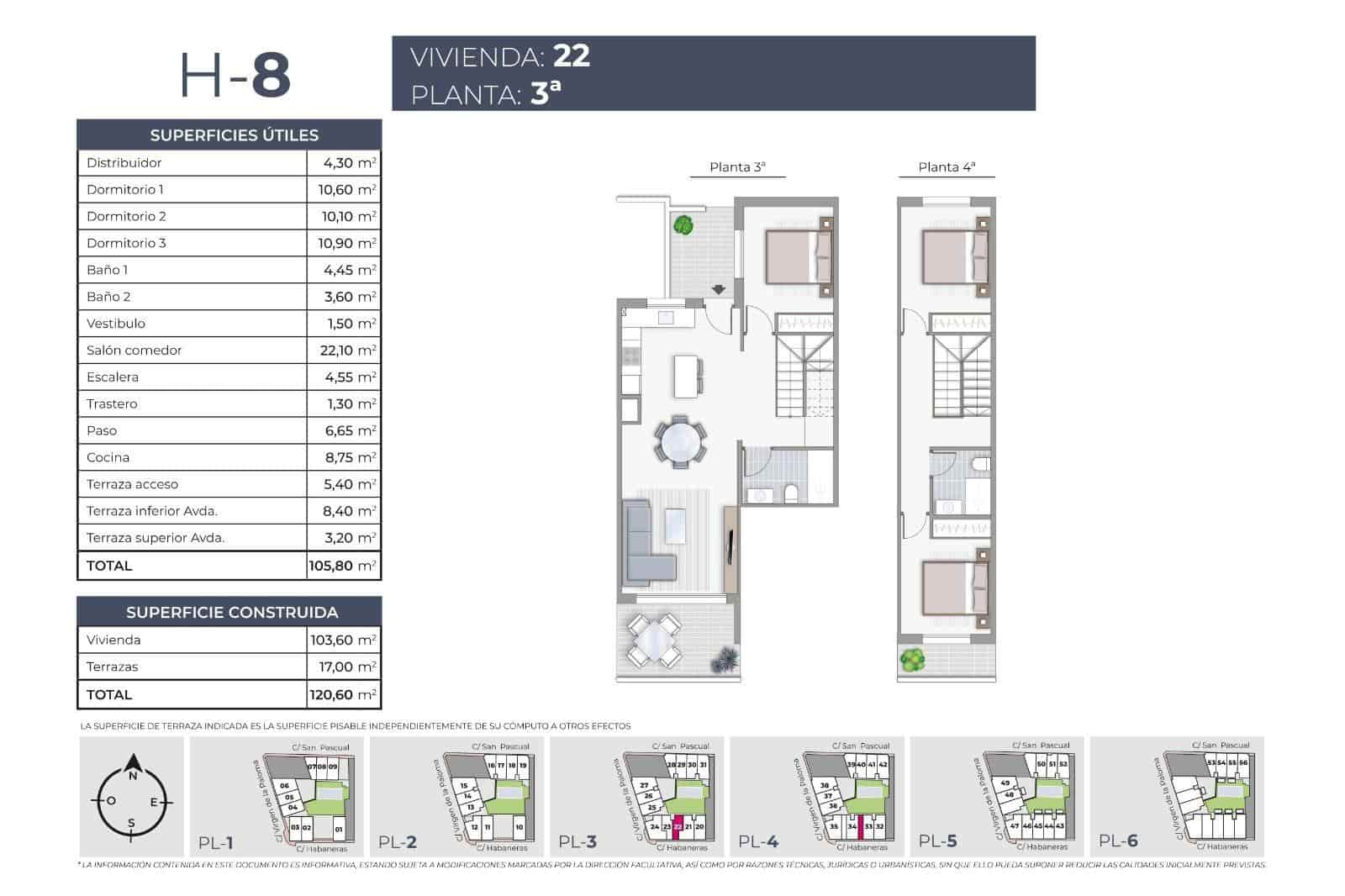 Apartamento de 3 habitaciones en Torrevieja en venta con piscina - 405.000 € (Ref: 9860058)