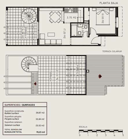 1 slaapkamer Appartement te koop in Cometa - Carrió, Calpe / Calp met zwembad garage - € 175.000 (Ref: 8646854)