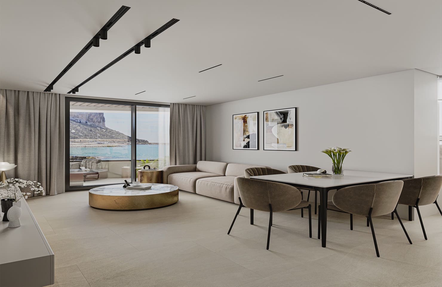 3 quarto Apartamento para venda em Calpe / Calp com piscina garagem - 645 000 € (Ref: 8657074)