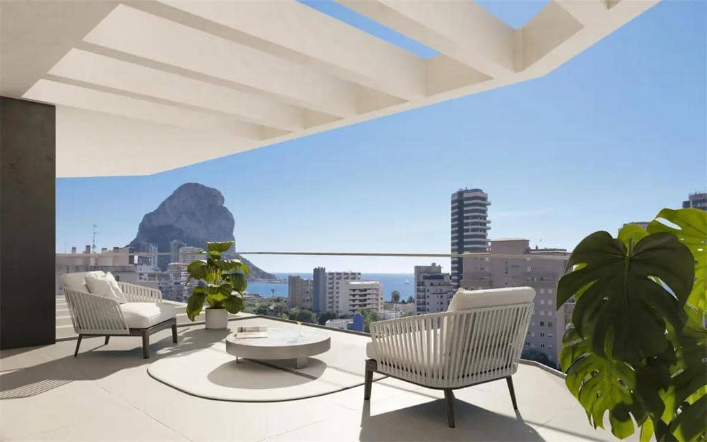 2 chambre Appartement à vendre à Calpe / Calp avec piscine garage - 450 000 € (Ref: 8736572)