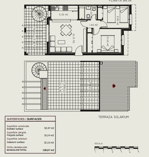 2 Zimmer Apartment zu verkaufen in Calpe / Calp mit Pool Garage - 270.000 € (Ref: 8945948)