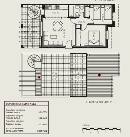 2 Zimmer Apartment zu verkaufen in Cometa - Carrió, Calpe / Calp mit Pool Garage - 270.000 € (Ref: 8945948)