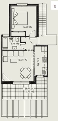 1 chambre Appartement à vendre à Cometa - Carrió, Calpe / Calp avec piscine garage - 175 000 € (Ref: 8945949)