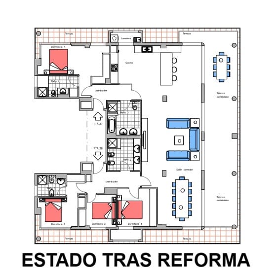 4 sovrum Lägenhet till salu i Calpe / Calp med pool - 1 900 000 € (Ref: 9601039)