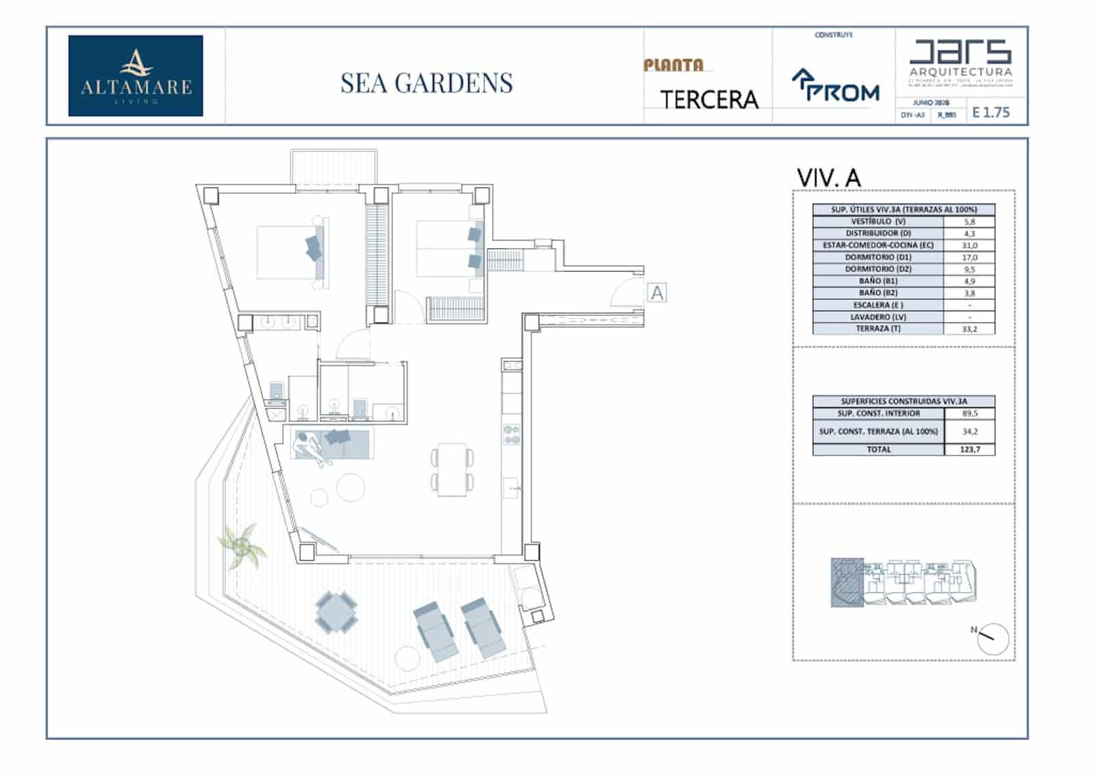2 soveværelse Lejlighed til salg i La Villajoyosa / Vila Joiosa med swimmingpool garage - € 480.000 (Ref: 10154498)