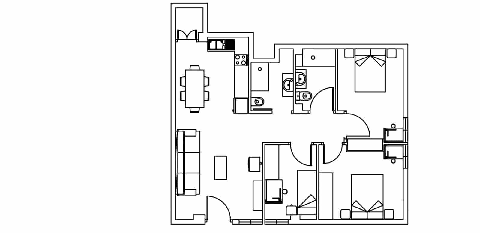 3 sypialnia Apartament na sprzedaż w Miasto Walencja - 315 000 € (Ref: 7792496)