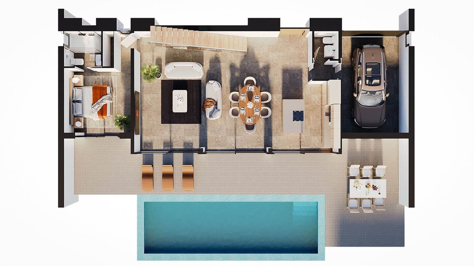 Chalet de 3 habitaciones en Calpe / Calp en venta con piscina garaje - 1.199.000 € (Ref: 8964107)