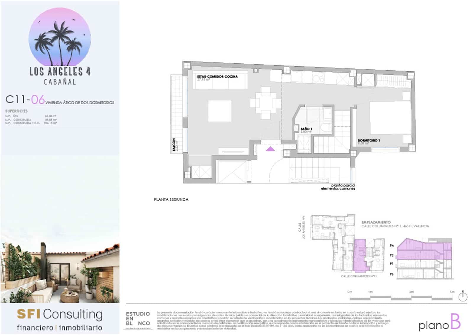 2 soveværelse Penthouse til salg i Valencia by - € 515.000 (Ref: 9272033)