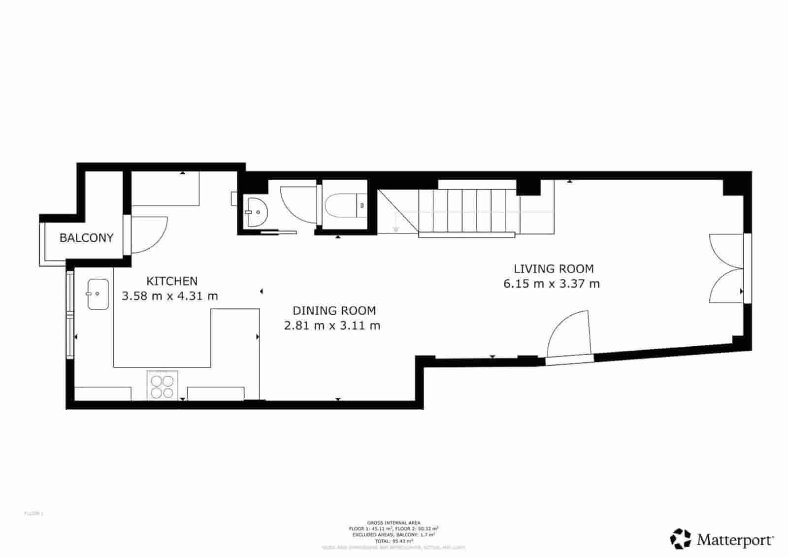 3 soveværelse Lejlighed til salg i Valencia by - € 495.000 (Ref: 9573782)