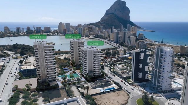 2 sovrum Lägenhet till salu i Calpe / Calp med pool - 375 000 € (Ref: 9708213)