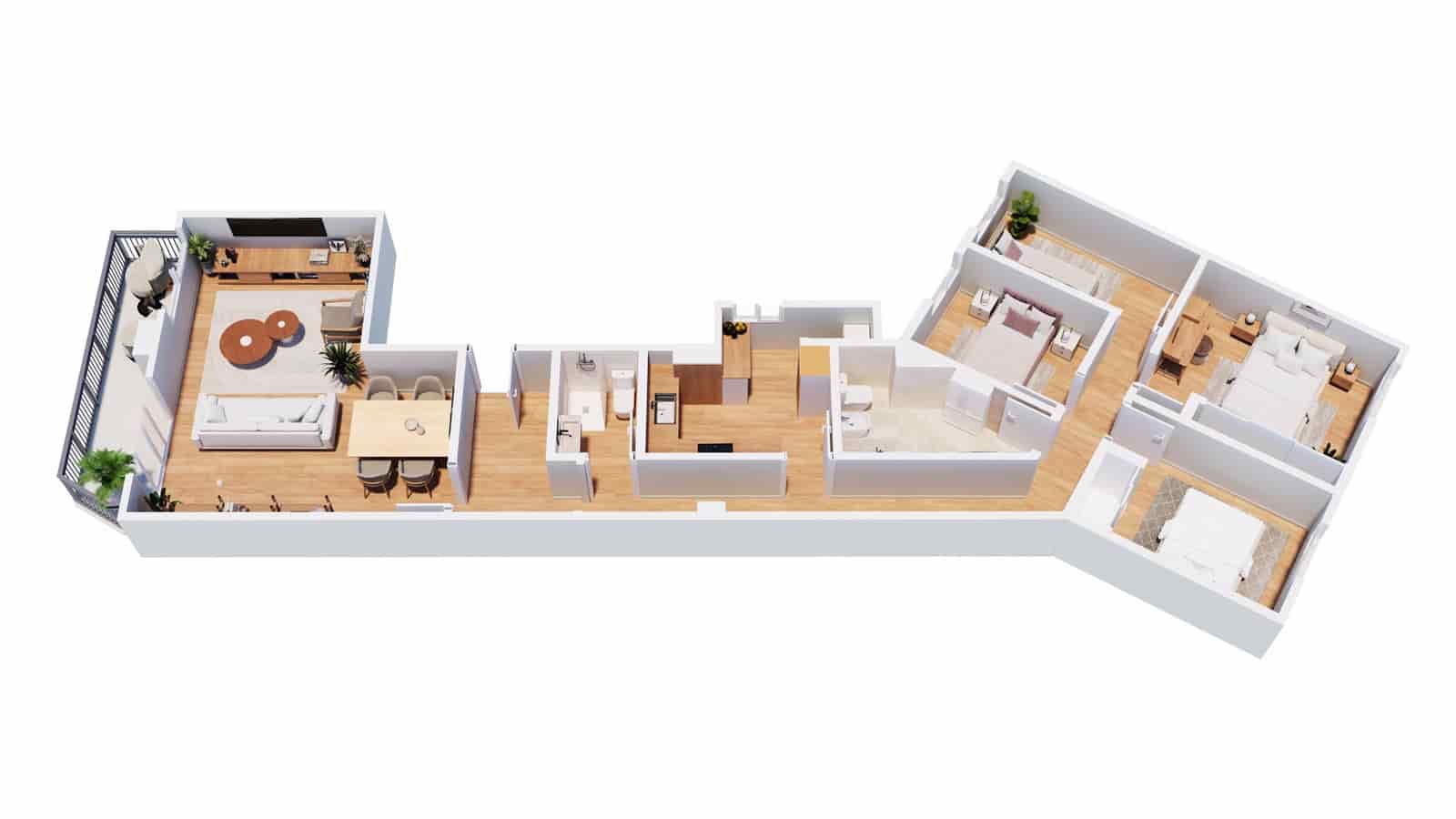 4 bedroom Apartment for sale in Valencia city with garage - € 369,000 (Ref: 9850424)