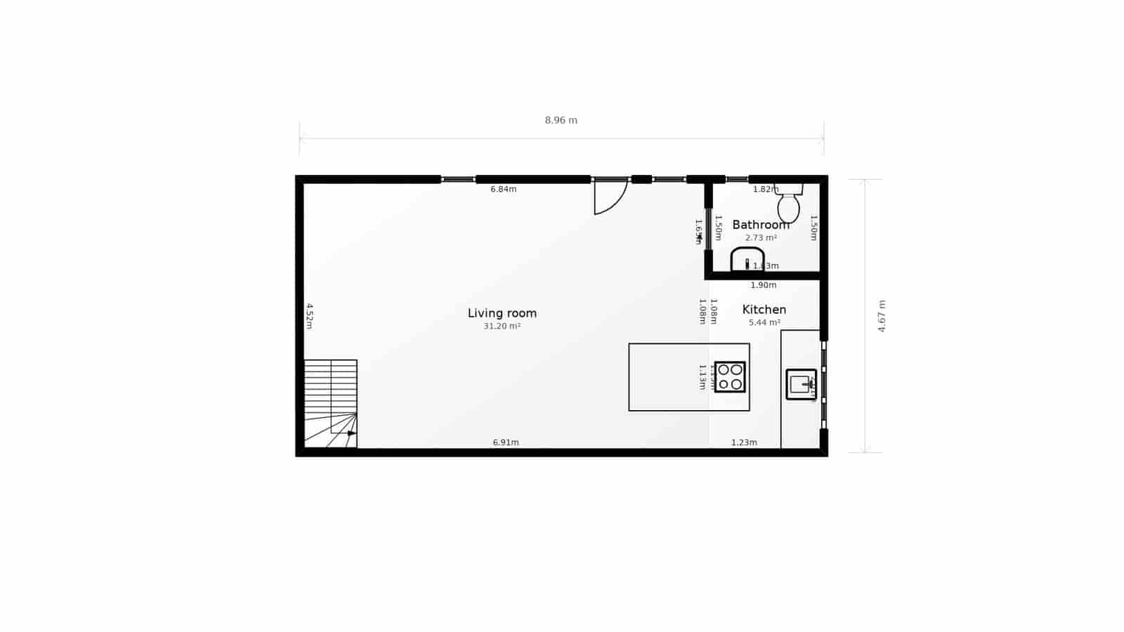 1 bedroom Townhouse for sale in Valencia city - € 230,000 (Ref: 9883864)
