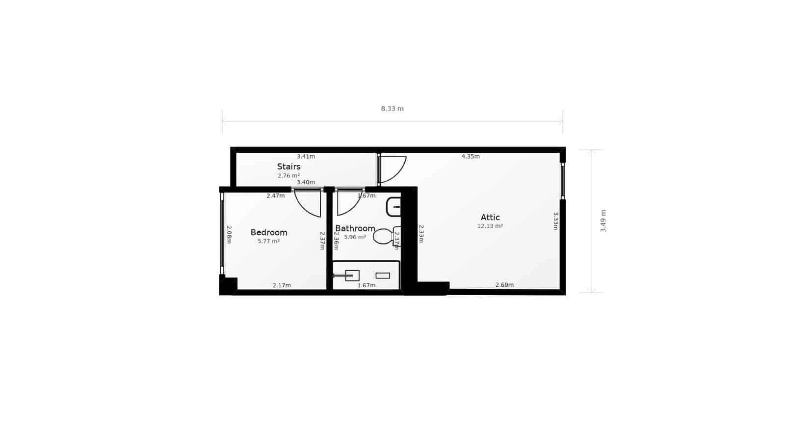 Apartamento de 2 habitaciones en València ciudad en venta - 415.000 € (Ref: 9956647)