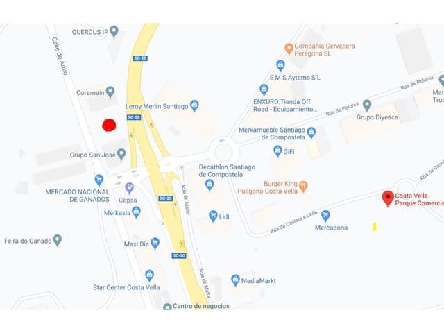 Teren niezagospodarowany na sprzedaż w Santiago de Compostela - 1 300 000 € (Ref: 7537502)