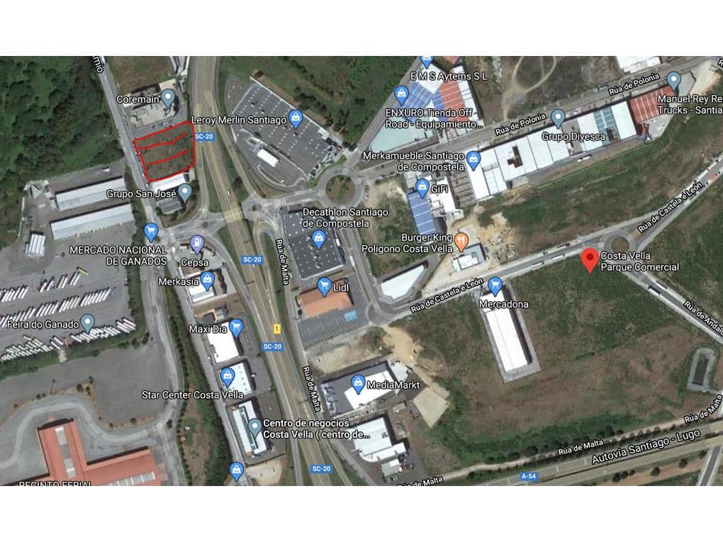 Grunde uden byggetilladelser til salg i Santiago de Compostela - € 1.300.000 (Ref: 7537502)