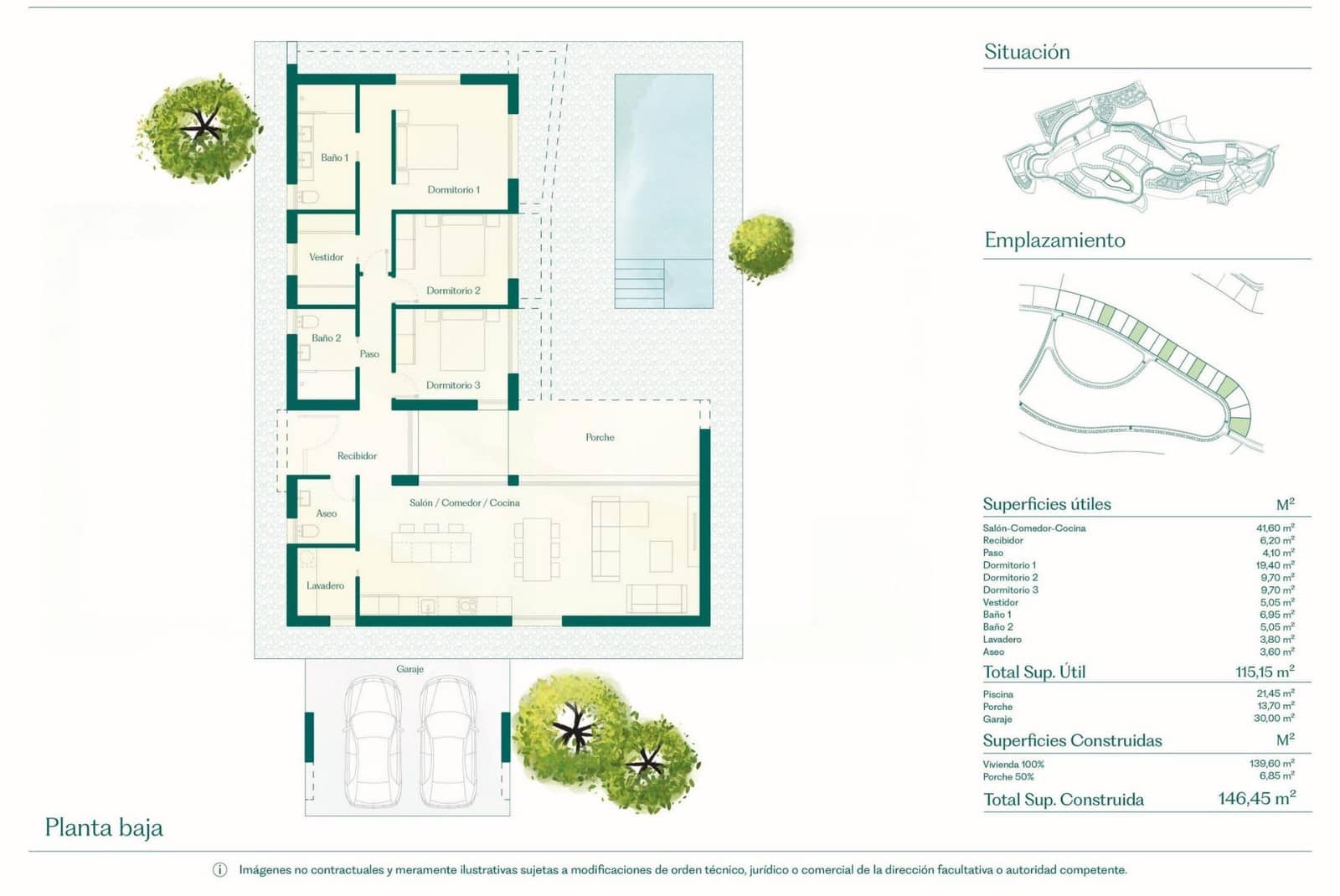 3 soveværelse Villa til salg i Hacienda del Alamo med swimmingpool - € 620.048 (Ref: 10004487)