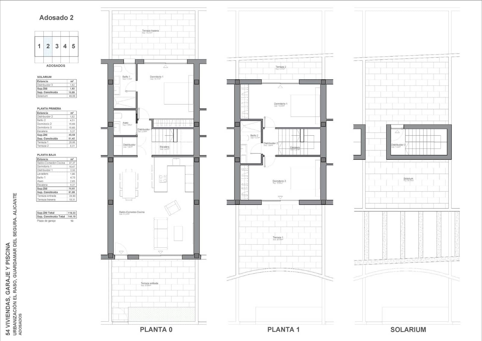 3 bedroom Townhouse for sale in El Raso with pool garage - € 464,900 (Ref: 10014260)