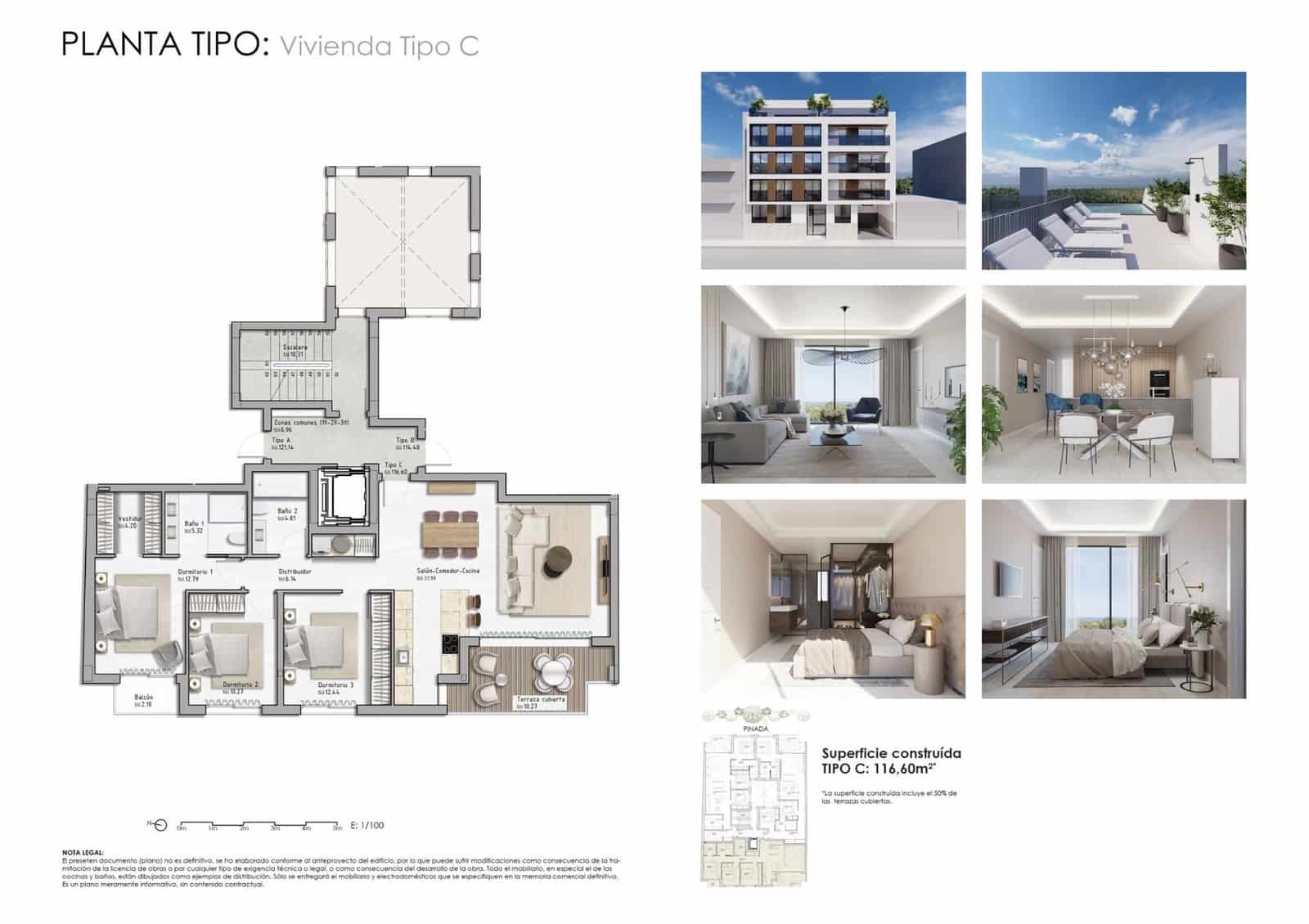 3 soveværelse Lejlighed til salg i Guardamar del Segura med swimmingpool garage - € 385.000 (Ref: 10047609)