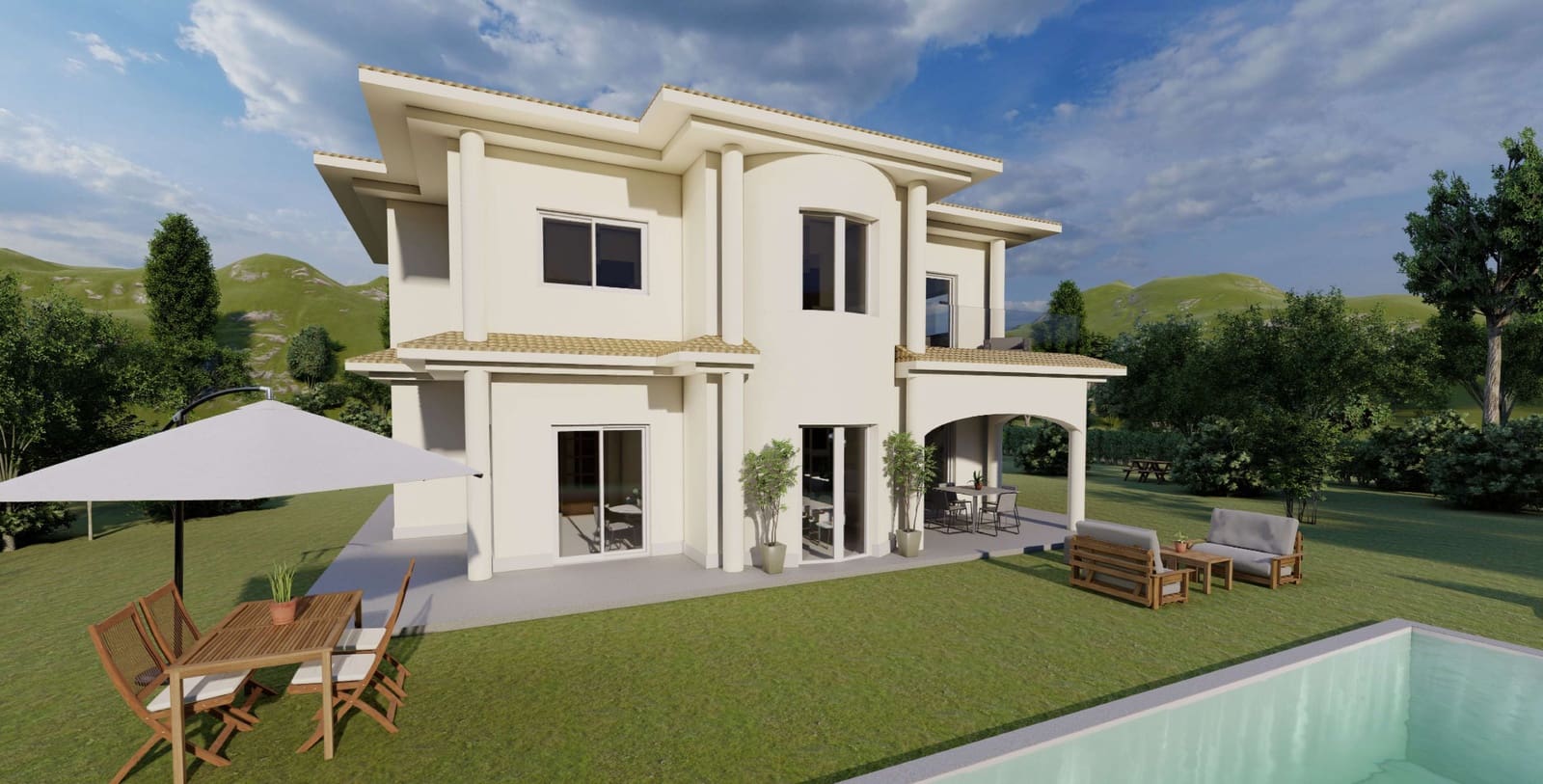 4 chambre Villa/Maison à vendre à Pinoso avec piscine - 495 200 € (Ref: 10051982)