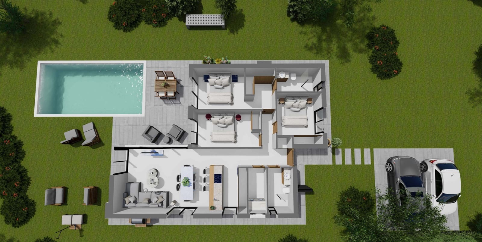 3 bedroom Villa for sale in Pinoso with pool - € 328,000 (Ref: 10054296)