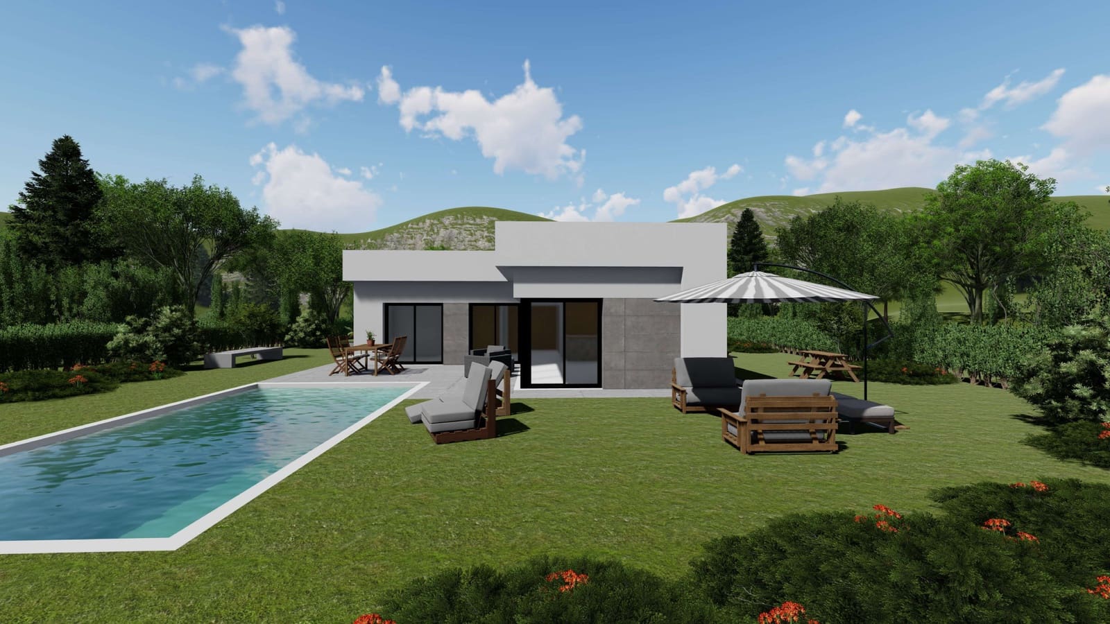 3 bedroom Villa for sale in Pinoso with pool - € 328,000 (Ref: 10054296)