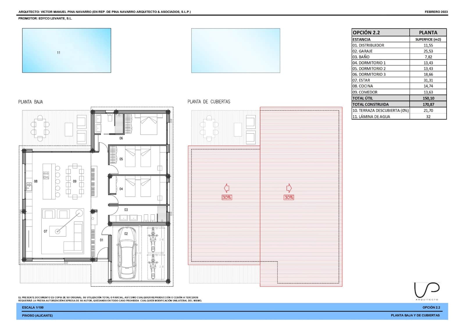 Chalet de 3 habitaciones en Pinoso en venta - 450.000 € (Ref: 10054297)