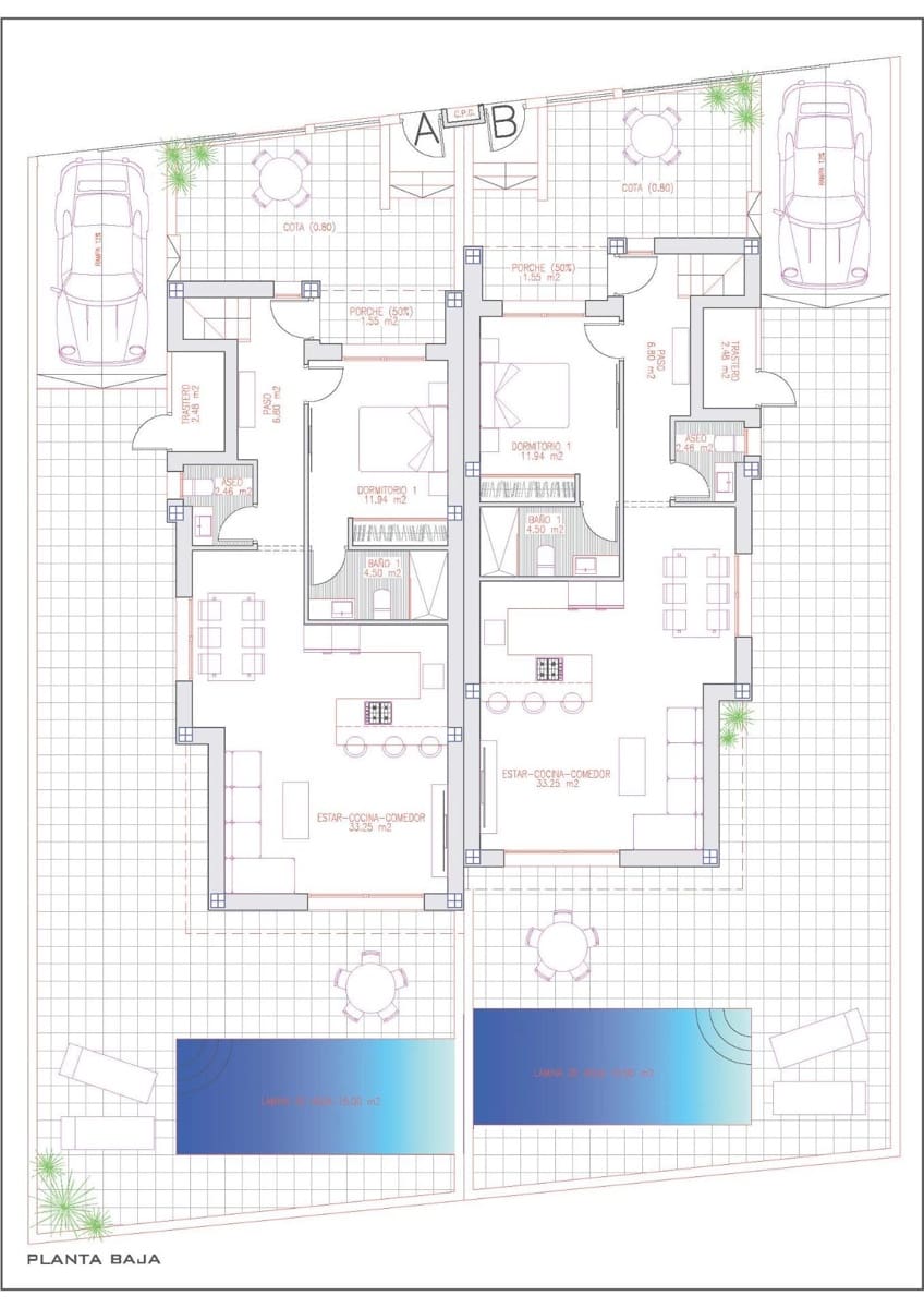 3 sypialnia Willa na sprzedaż w Daya Nueva z basenem garażem - 389 000 € (Ref: 10072860)