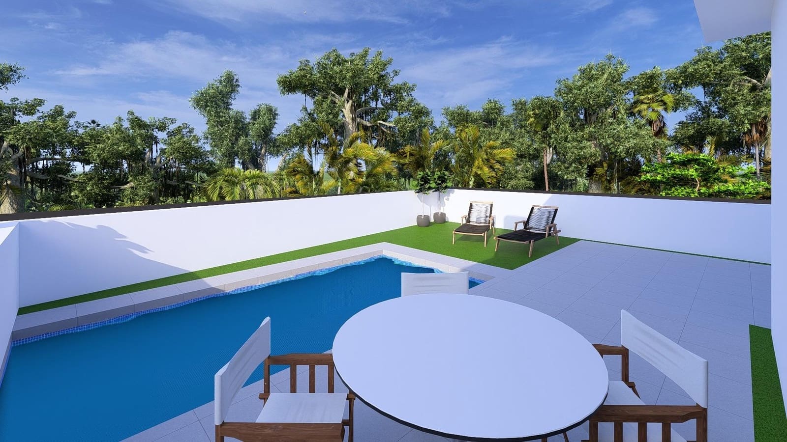 3 sypialnia Willa na sprzedaż w Daya Nueva z basenem garażem - 389 000 € (Ref: 10072860)