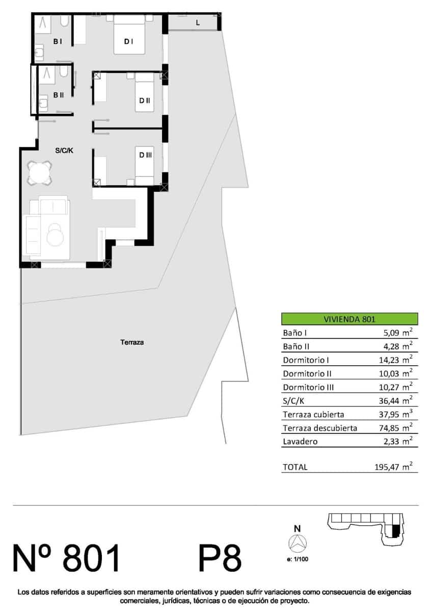 3 camera da letto Attico in vendita in San Miguel de Salinas con piscina garage - 379.900 € (Rif: 10130141)