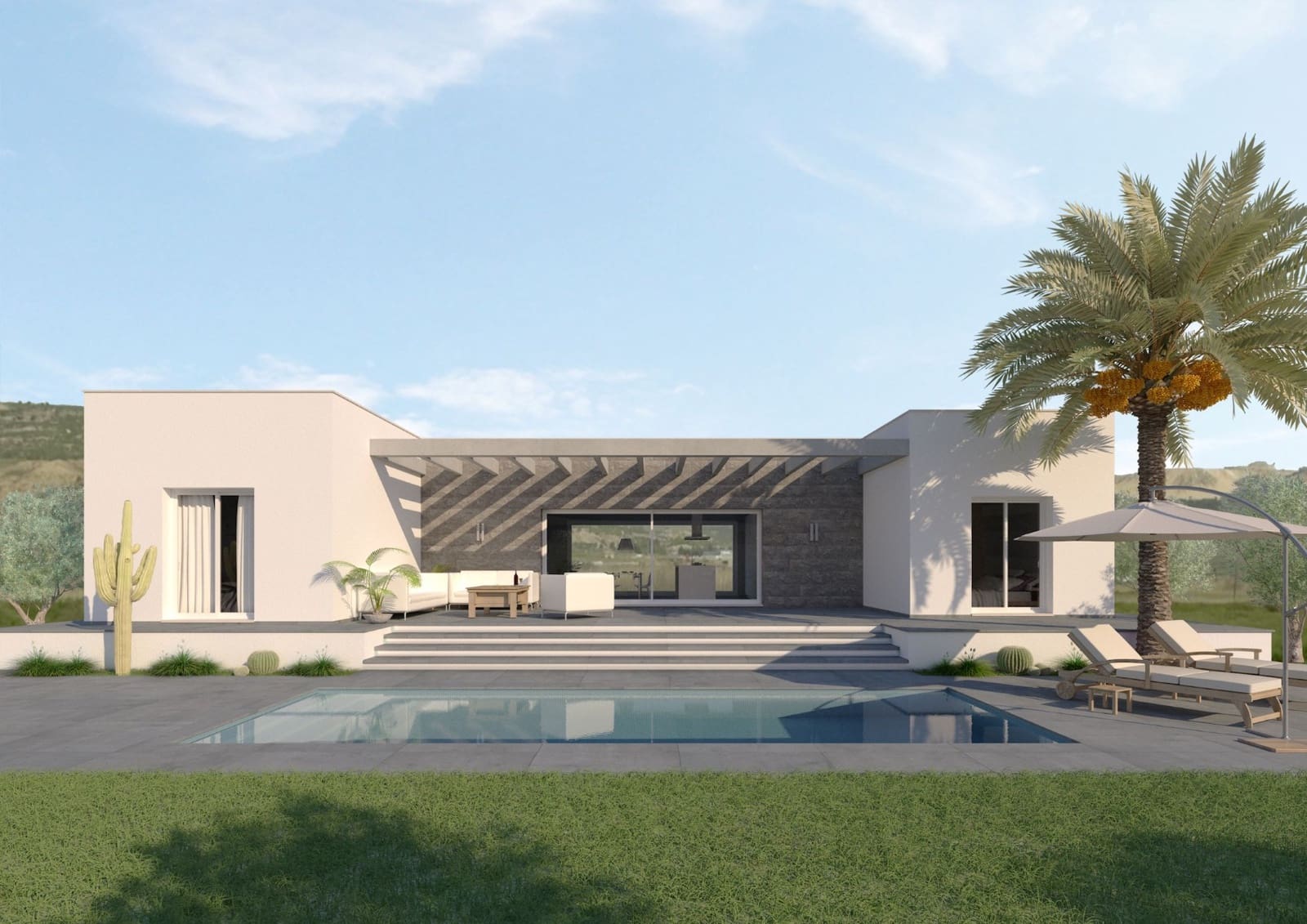 3 Zimmer Villa zu verkaufen in Pinoso mit Pool - 430.000 € (Ref: 7369985)