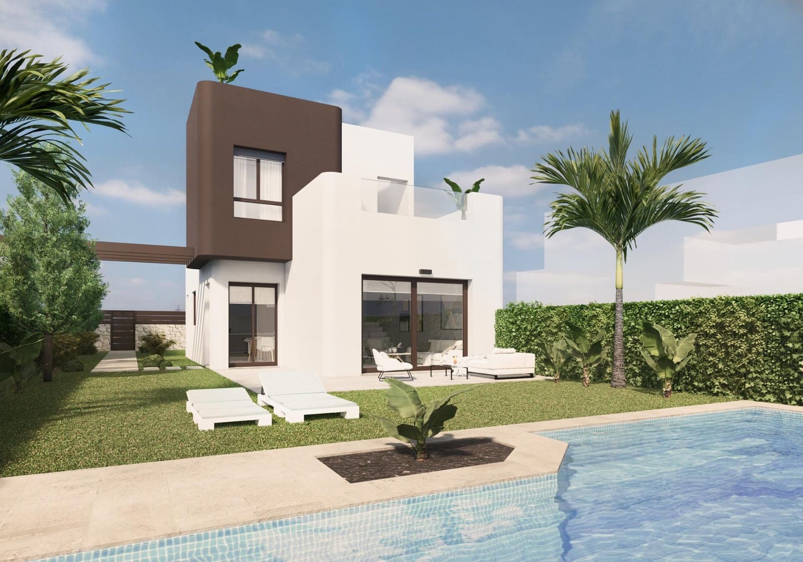 3 chambre Villa/Maison à vendre à Pilar de la Horadada avec piscine garage - 499 000 € (Ref: 8996428)